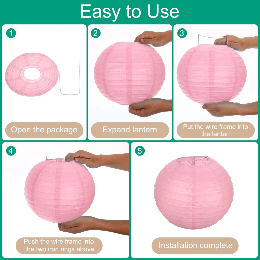 Solar Powered Outdoor Hanging Lanterns