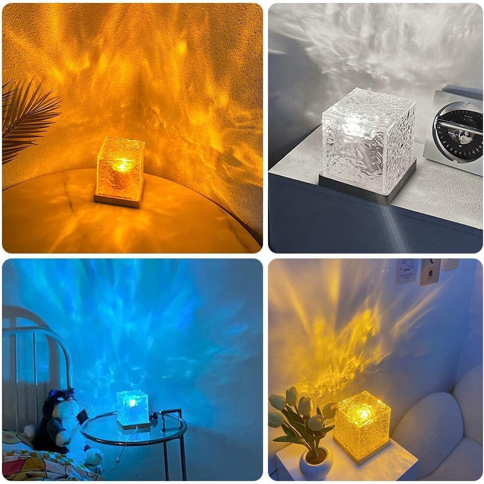 Mini Ocean Wave Projector Light With Remote - Transparent