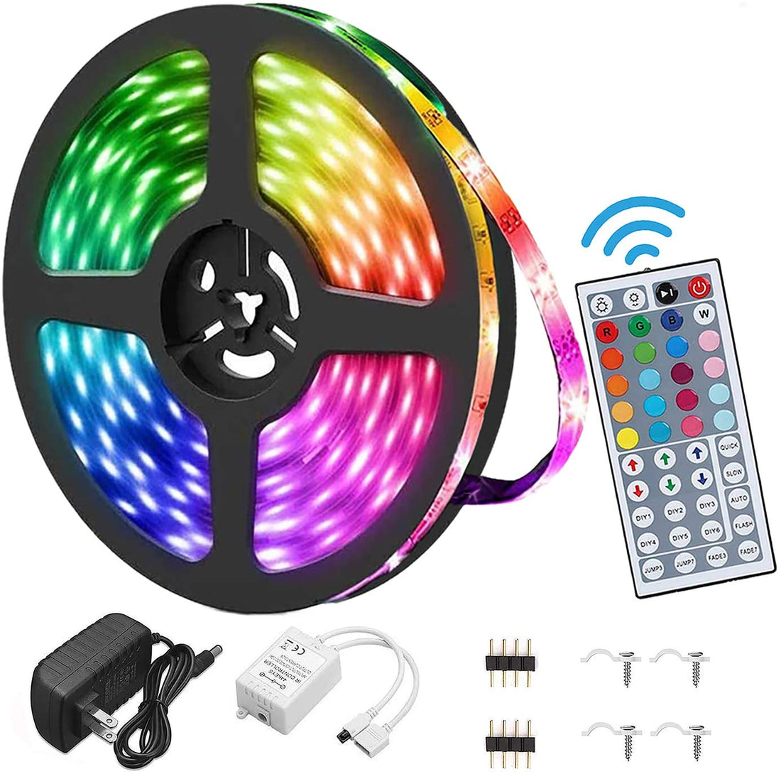 150 LEDs Multicolor Changing Strip Light With Remote - 5 Meter