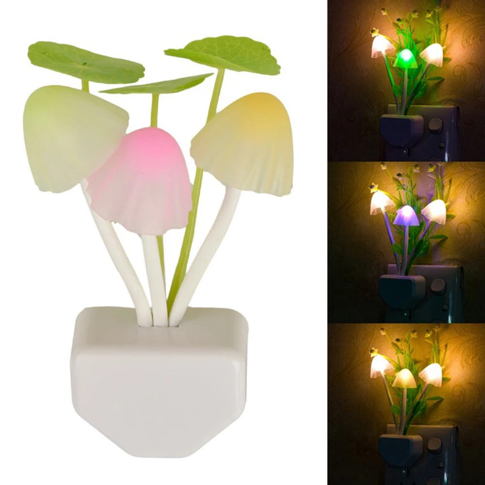 Color Changing Cute Mushroom Shape Night Light