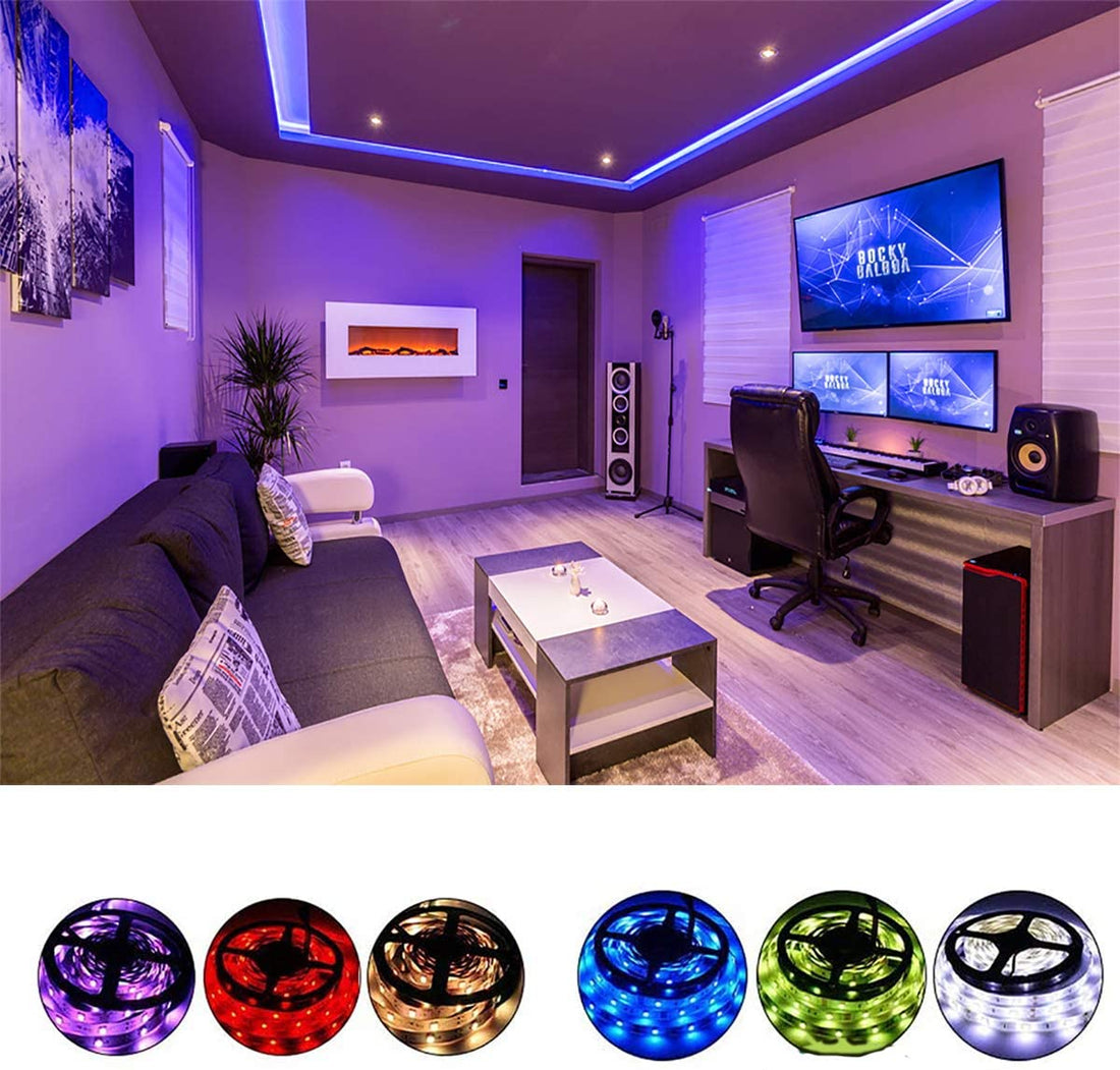 150 LEDs Multicolor Changing Strip Light With Remote - 5 Meter