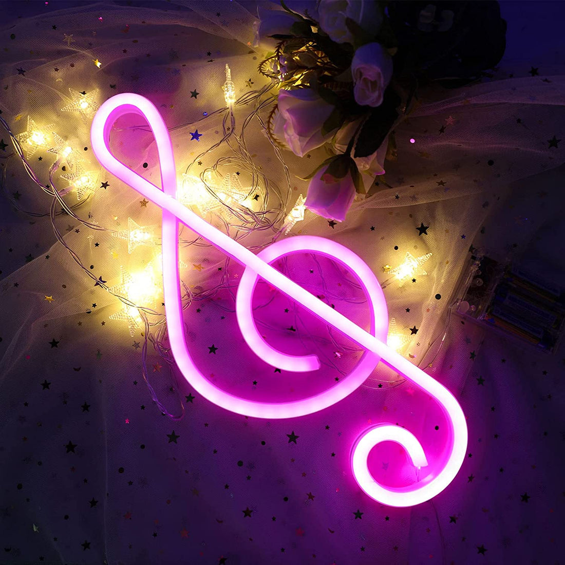 Music Sign Neon Light ( Pink )