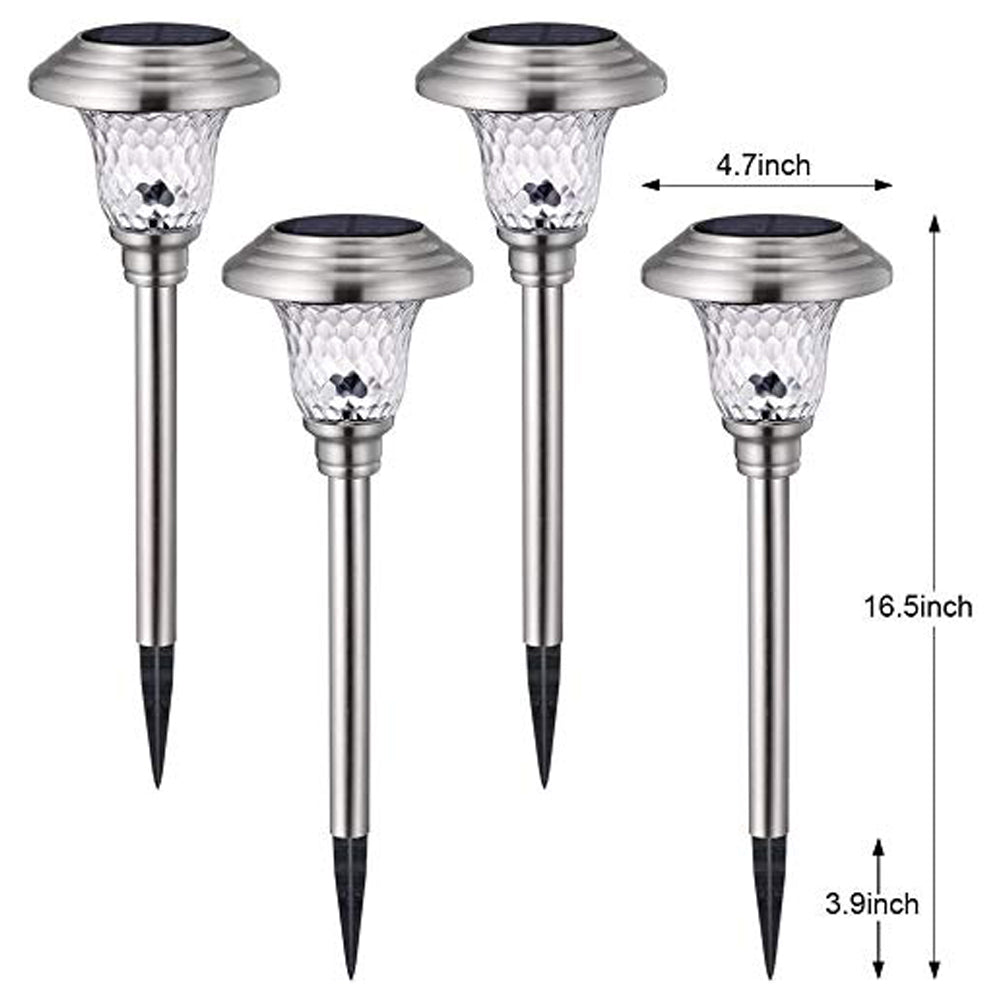 Solar Landscape Outdoor Lighting Auto On/Off  (Pack of 4)