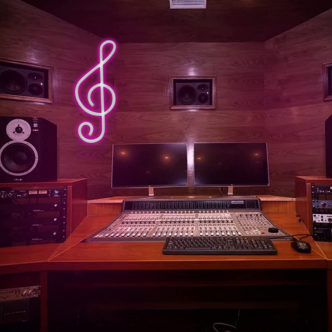 Music Sign Neon Light ( Pink )