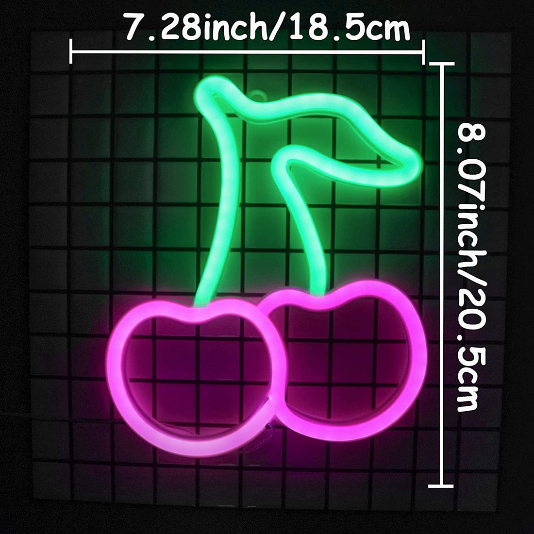 Cherry Shape Led Neon Light - Pink