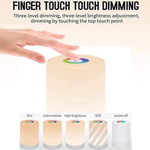 Color Changing Touch Control Smart LED Table Lamp- RGB Color