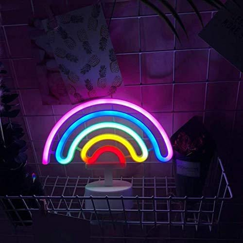 Rainbow Shaped Neon Light - Multicolor