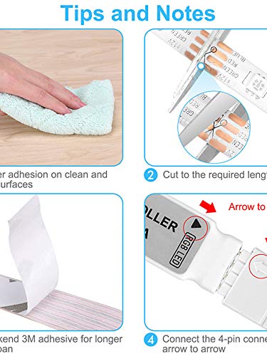 150 LED's Rope Strip Light - 5 Meter (Smart Wi-Fi Control + IR Remote)