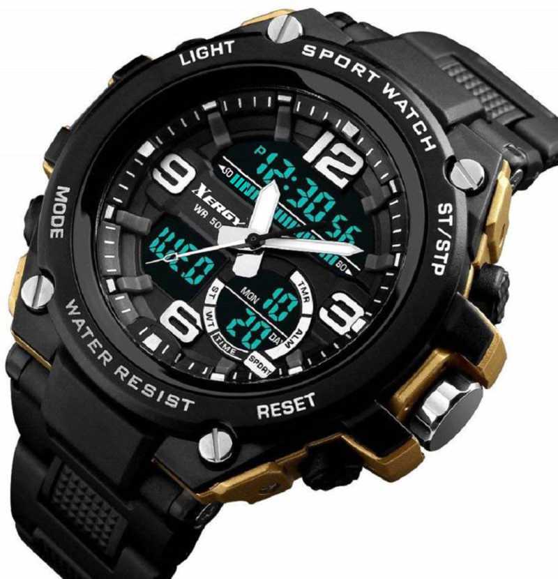 Boys Analogue Digital Multi Color Sports Watch (5005-1)