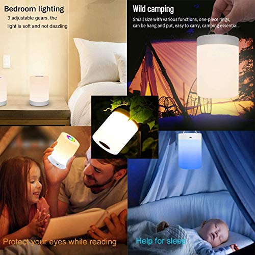 Color Changing Touch Control Smart LED Table Lamp- RGB Color