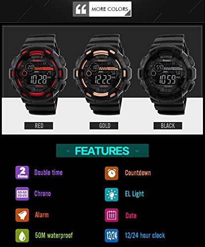 Heavyweight Chronograph Dual Time Trendy Sports Watch For Boys (5001-3)