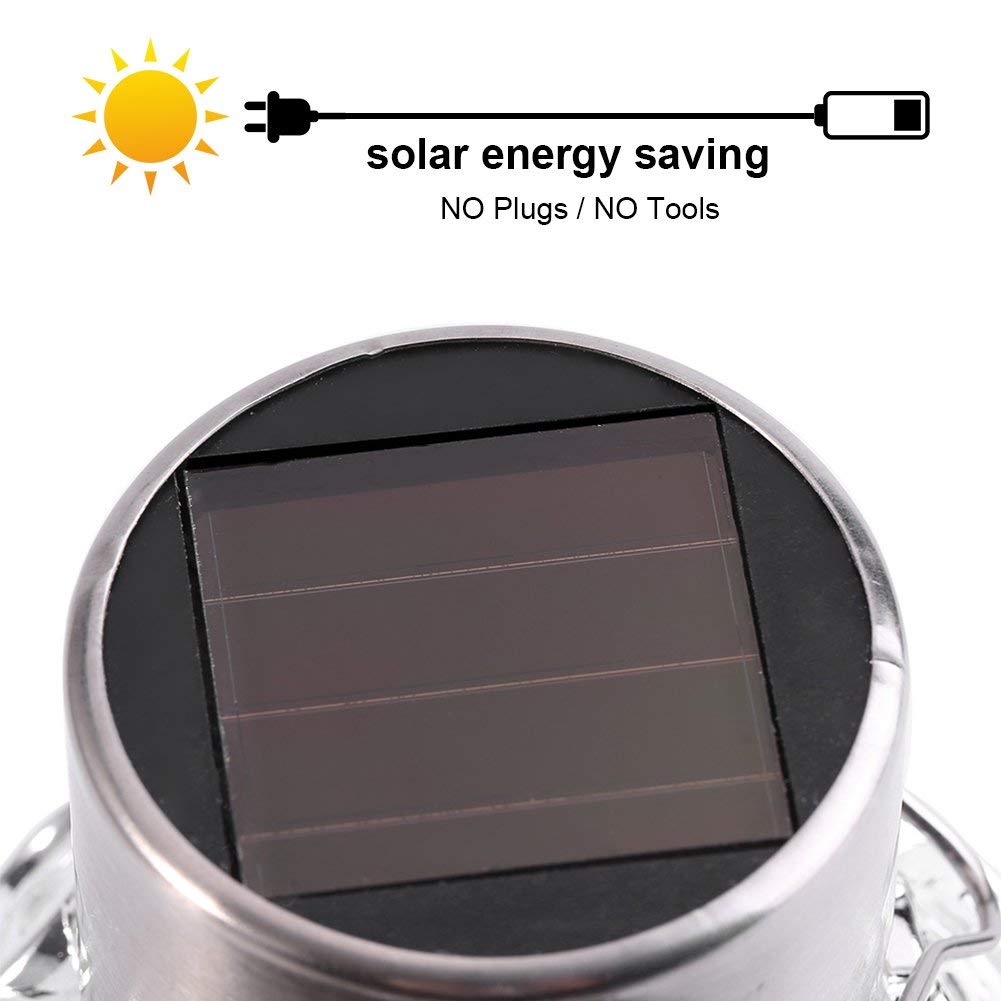 Solar Hanging Lights, 7 Color Changing Globe Lantern