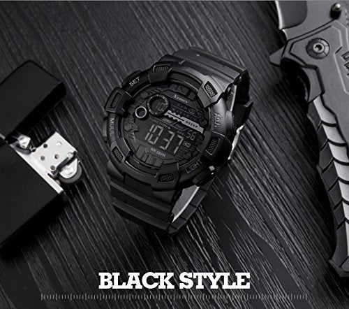 Heavyweight Chronograph Dual Time Trendy Sports Watch For Boys (5001-3)