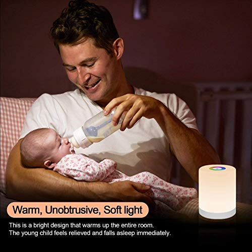 Color Changing Touch Control Smart LED Table Lamp- RGB Color