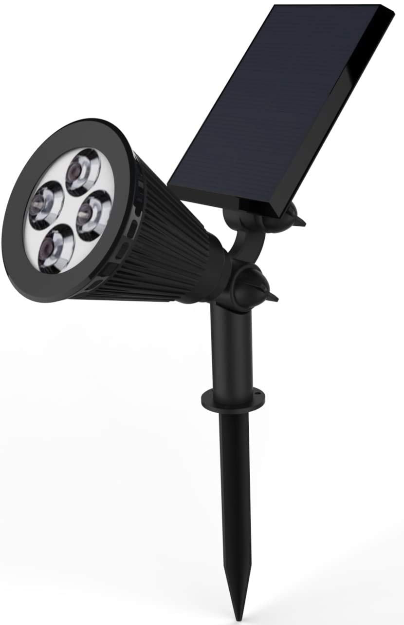 Solar Spotlights Outdoor Lights - Cool White (Pack of 2)