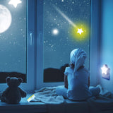 Xergy Star Shape LED Plug-in Night Light for Kids Dusk to Dawn Sensor Star Night Lights Pentagram Shaped LED Light Lamps for Bedroom Bathroom Kids Room, Children Sleep (Cool White)