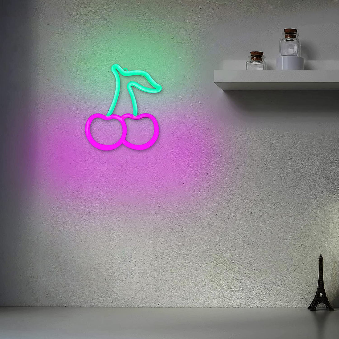Cherry Shape Led Neon Light - Pink