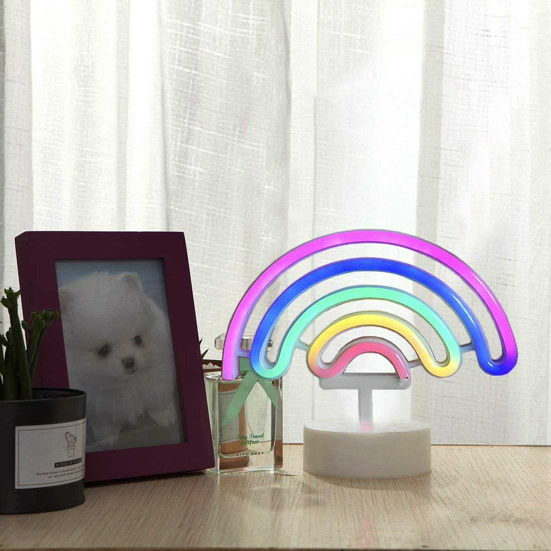 Rainbow Shaped Neon Light - Multicolor