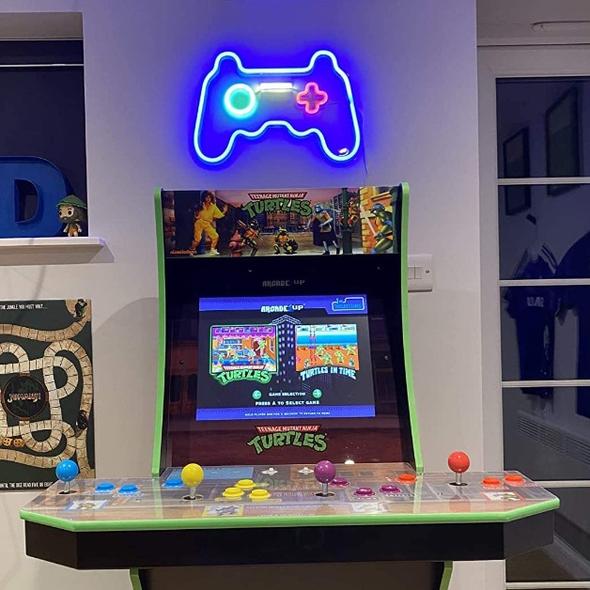 Game Controller Shaped Neon Wall Light ( Multicolor )