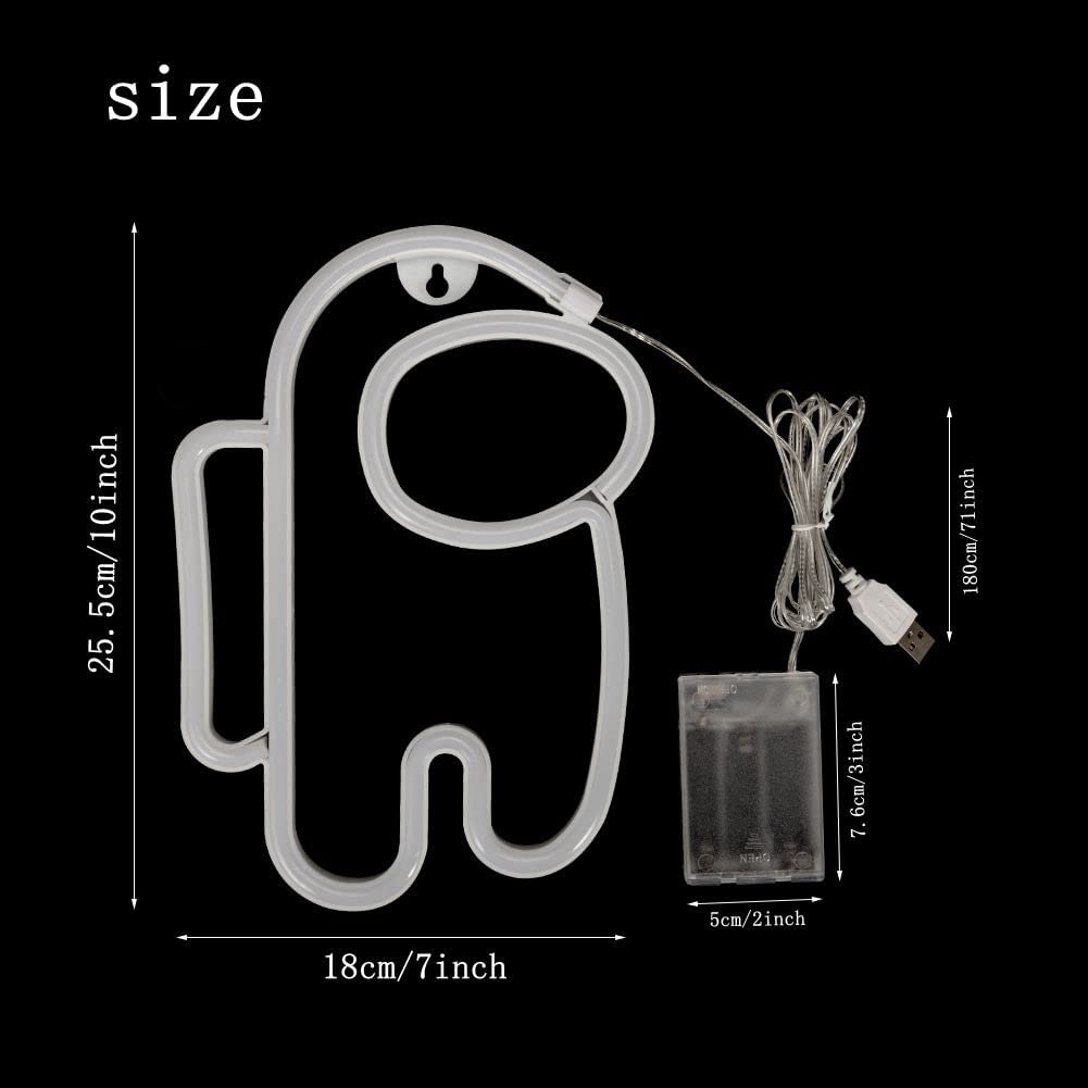 Among Sign Neon Wall Light ( Blue , Pink)