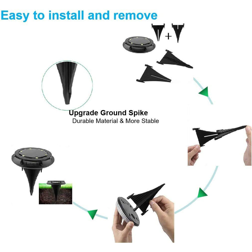 Solar Landscape Outdoor  Lighting  (Pack of 4)