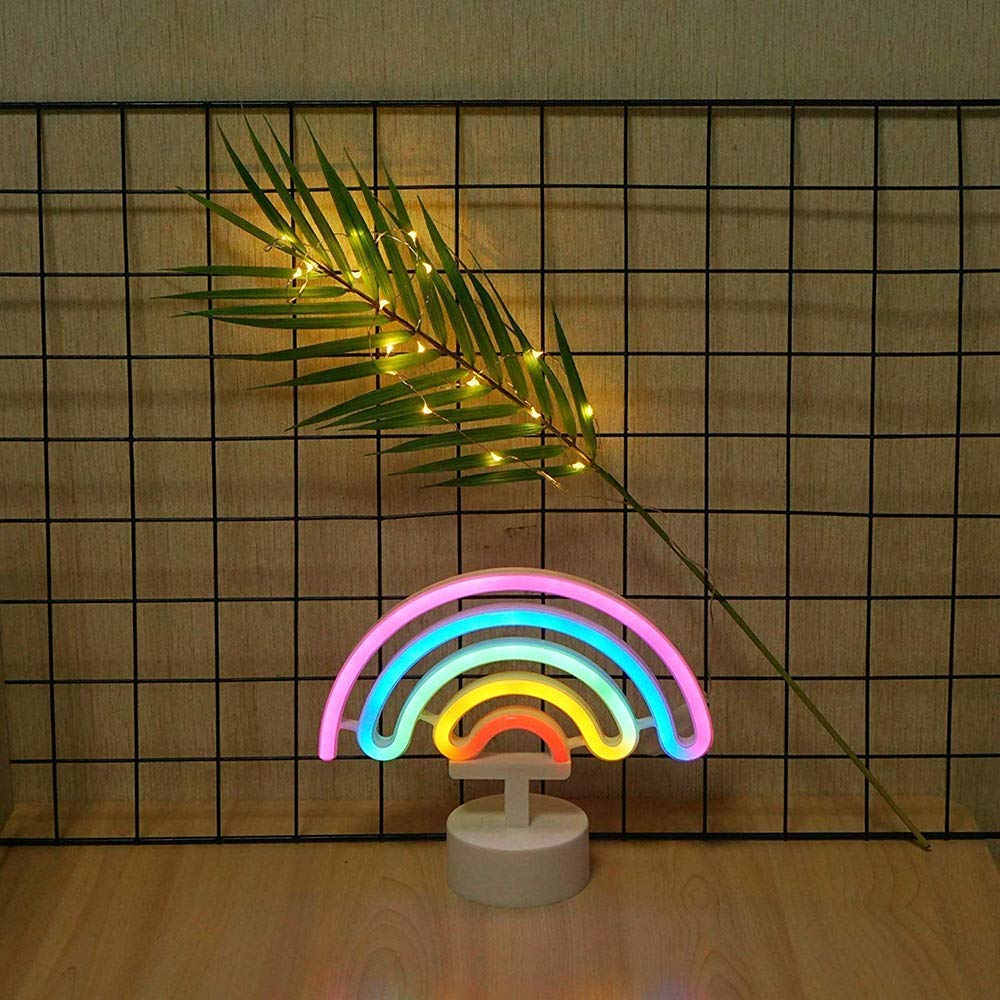Rainbow Shaped Neon Light - Multicolor
