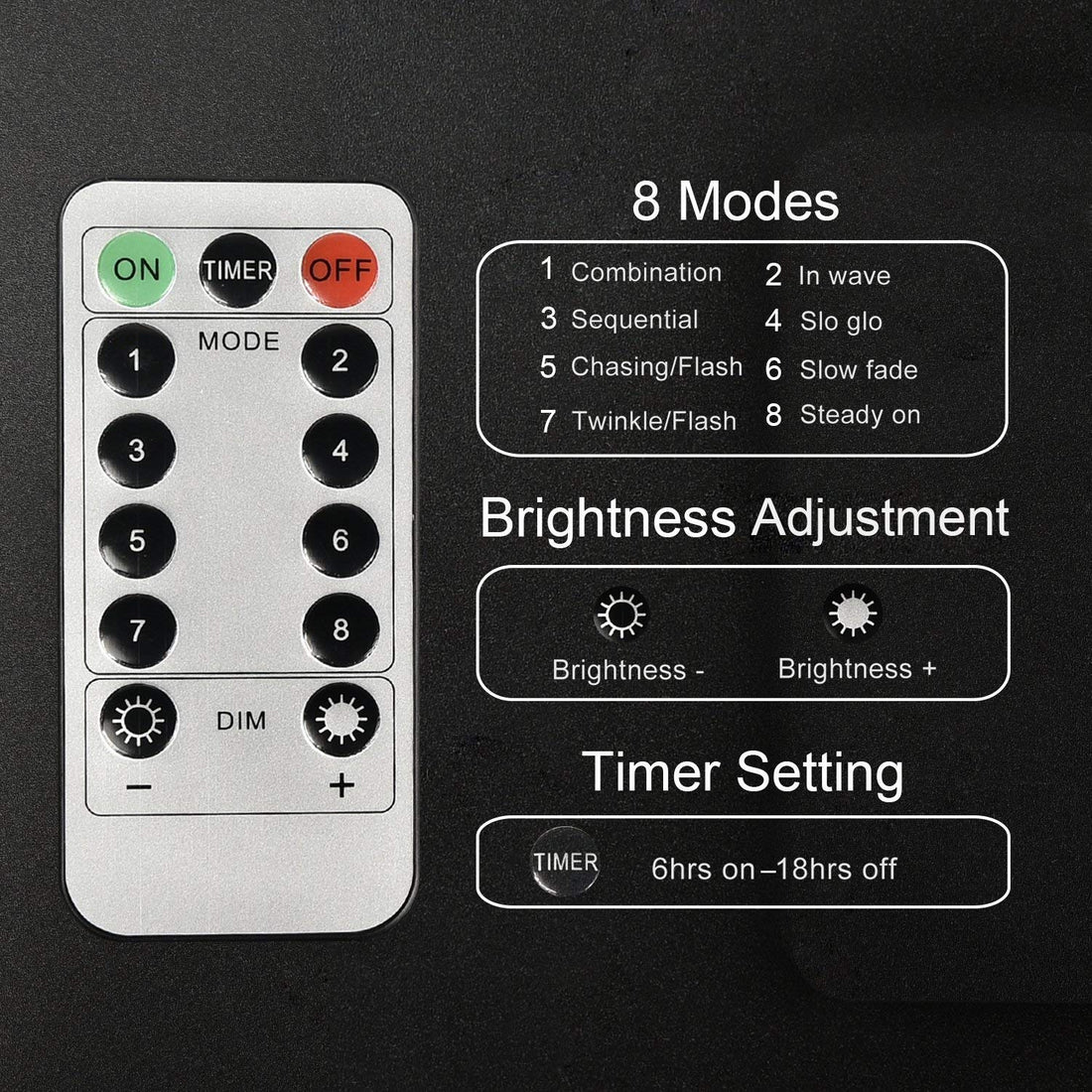 String Lights 10 M 100 LED's Battery Box and Remote Warm White (Pack of 1)