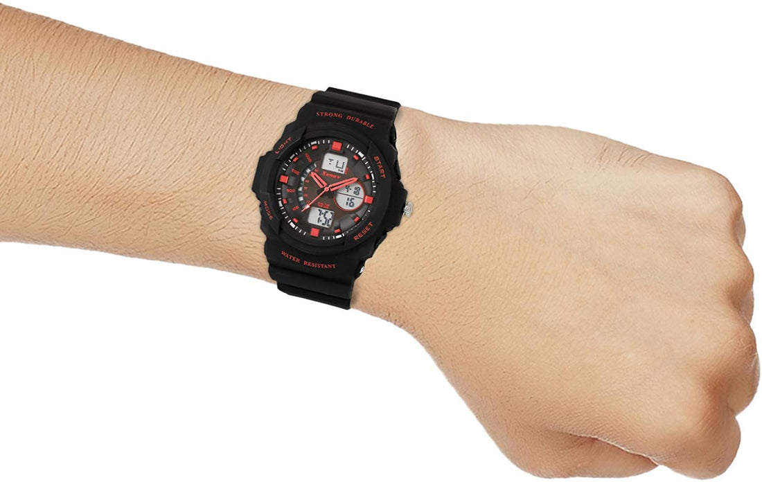 Analogue Digital Multi Color Sports Watch For Boys (8217-4)