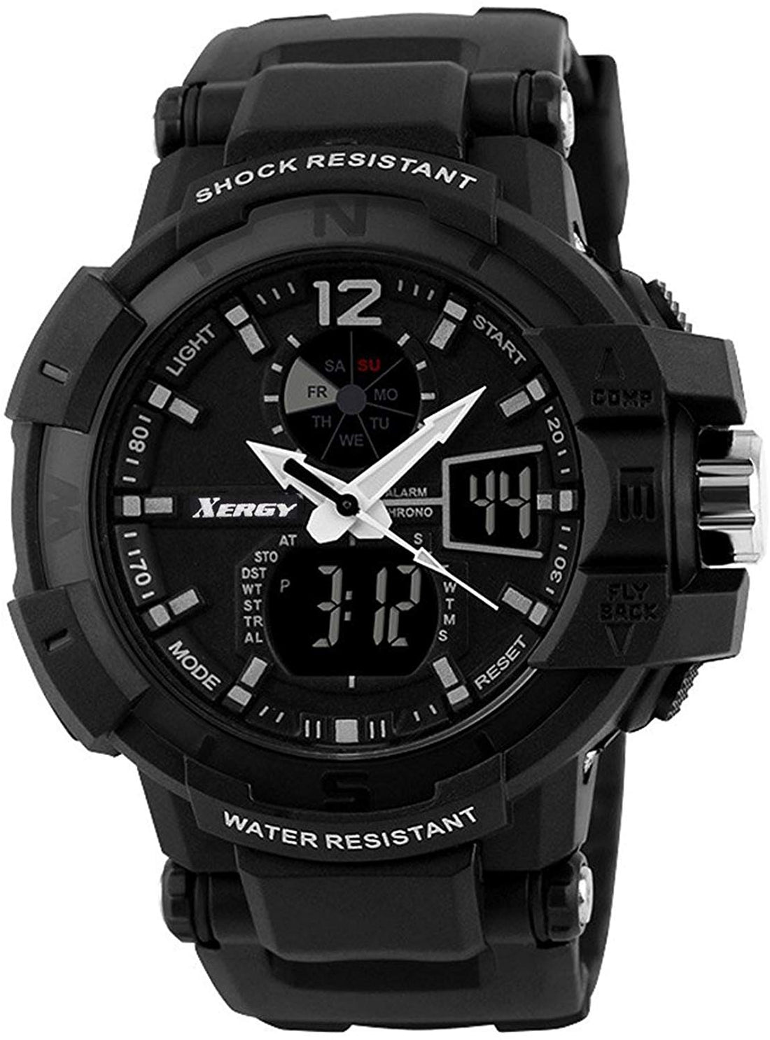 Analogue Digital Multi Color Sports Watch For Boys (8221-1)