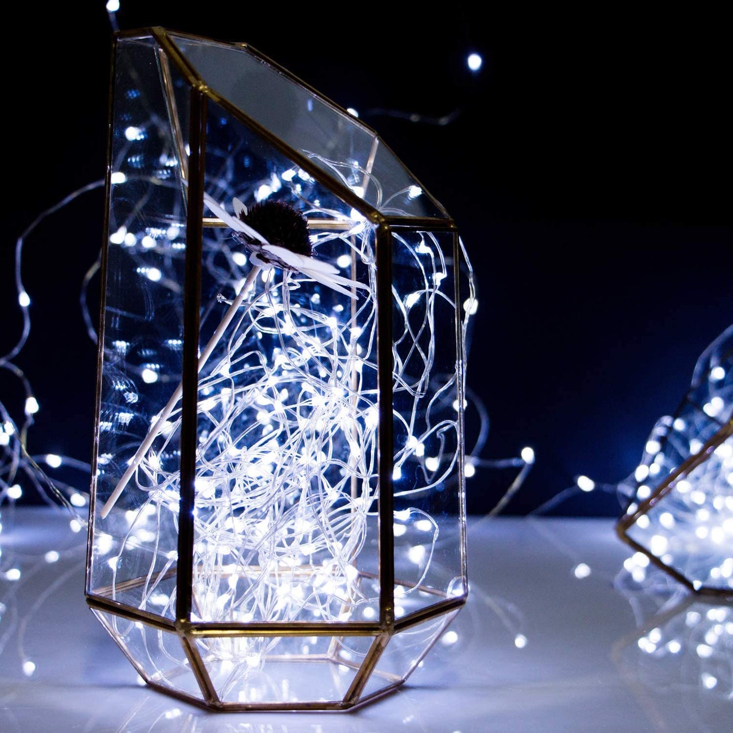USB Powered 100 LED Fairy String Light With Remote- 10 Meter ( Cool White )