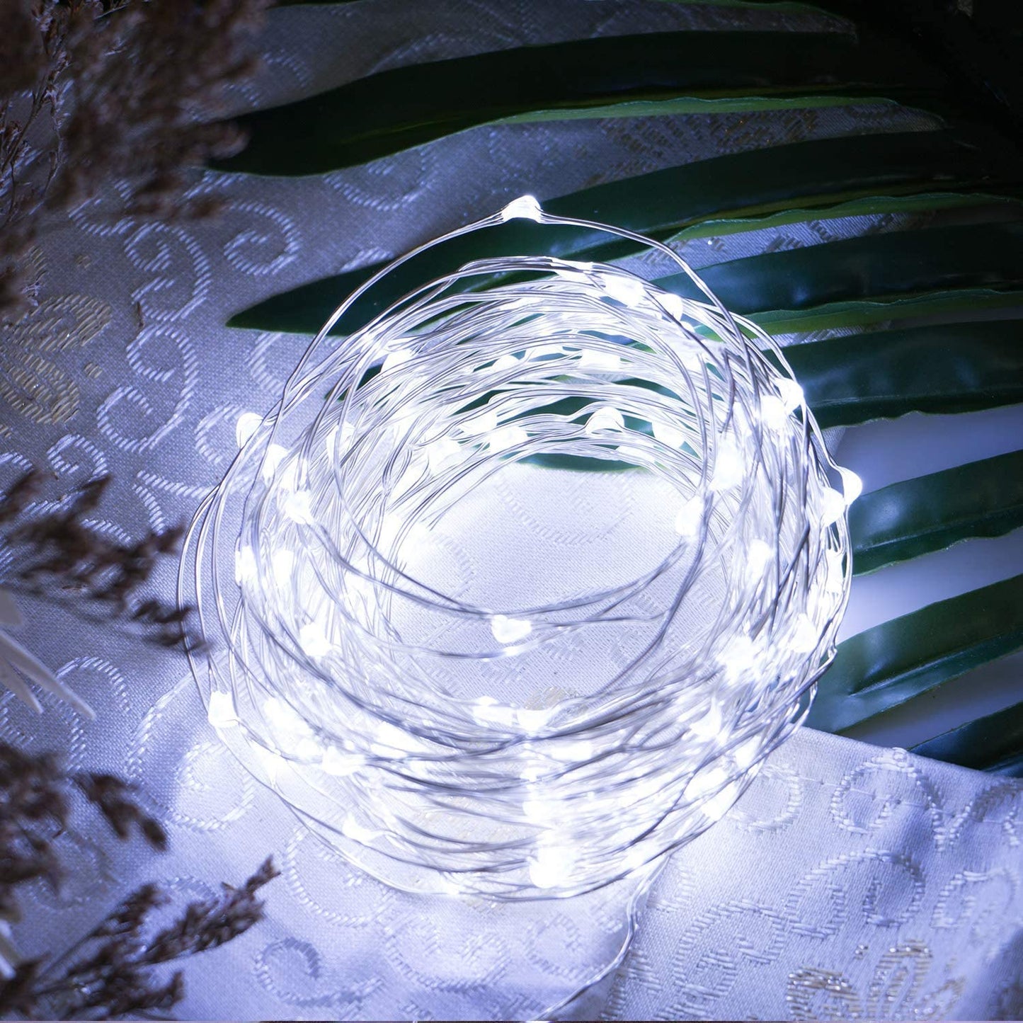 USB Powered 100 LED Fairy String Light With Remote- 10 Meter ( Cool White )