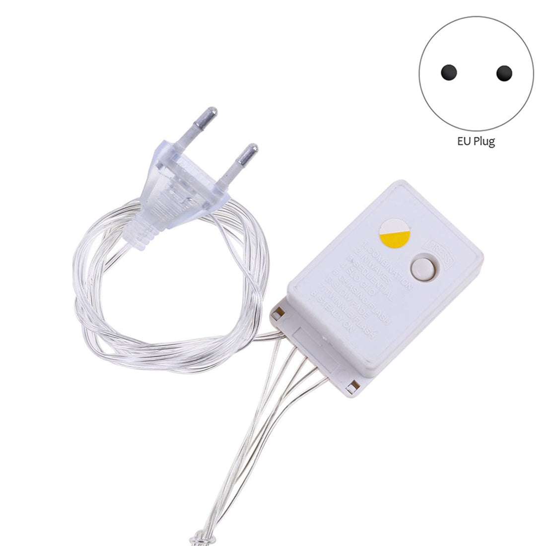 123 LED Moon+ Star Curtain Lights (Warm White)