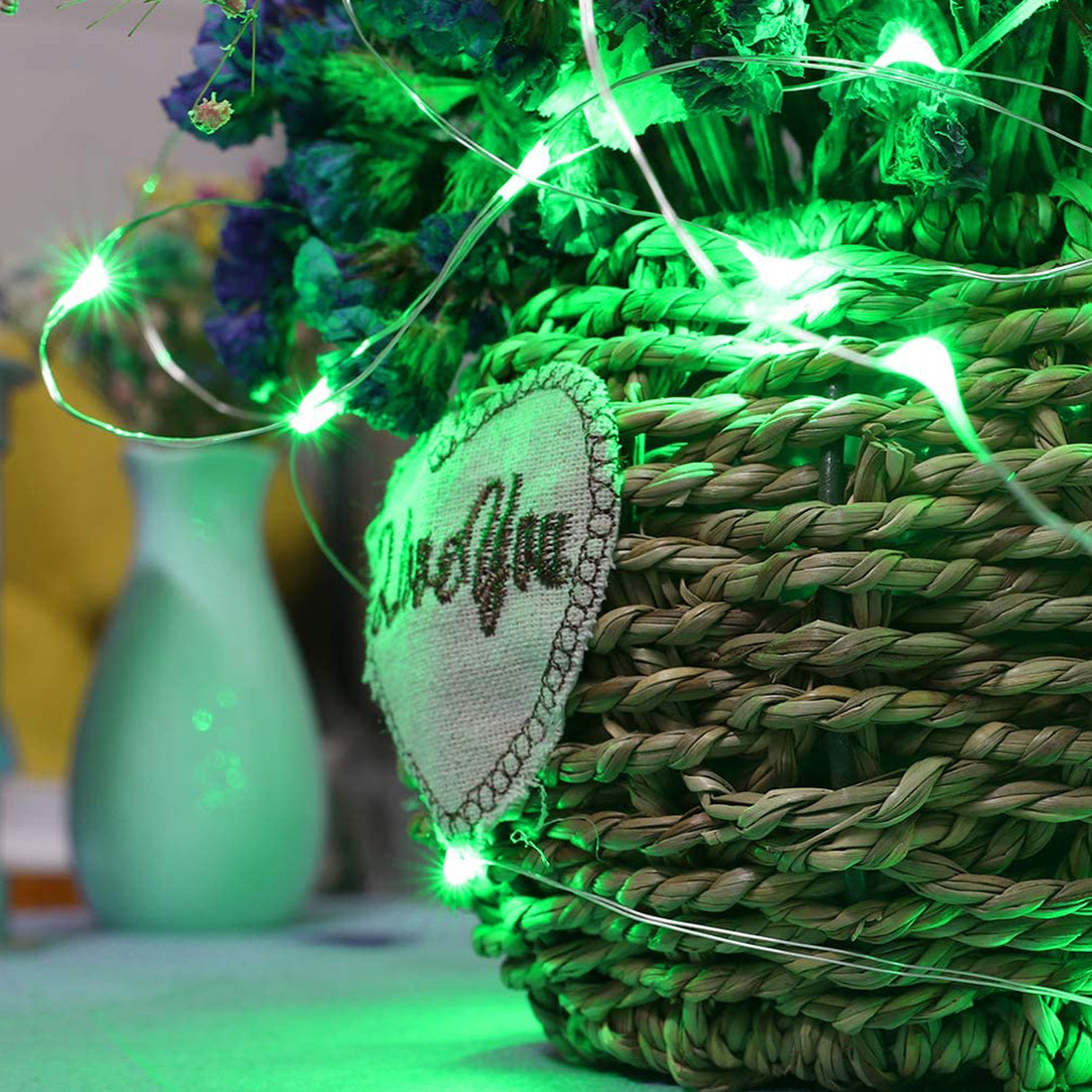 Battery Powered 20 LED String Lights - 2 m Multicolor (Pack of 8)