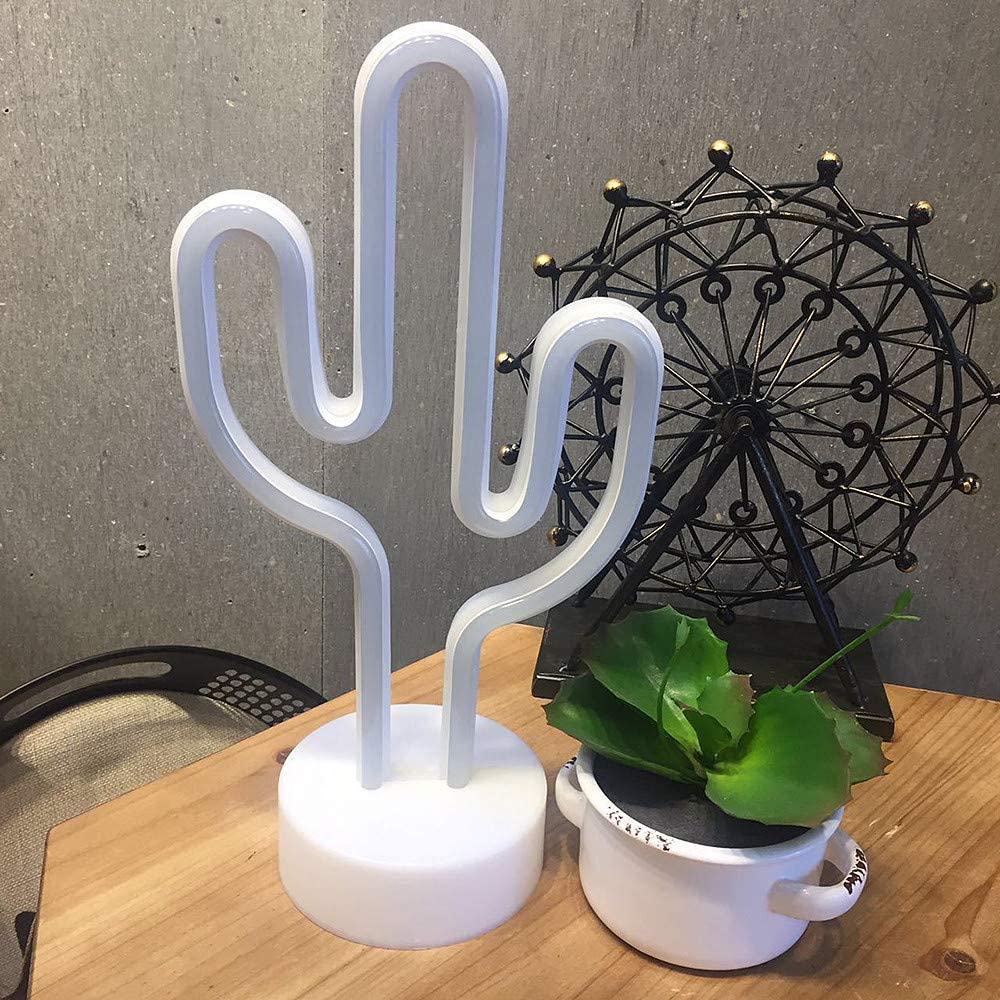 Cactus Shaped Neon Light - ( 12cm, Green )