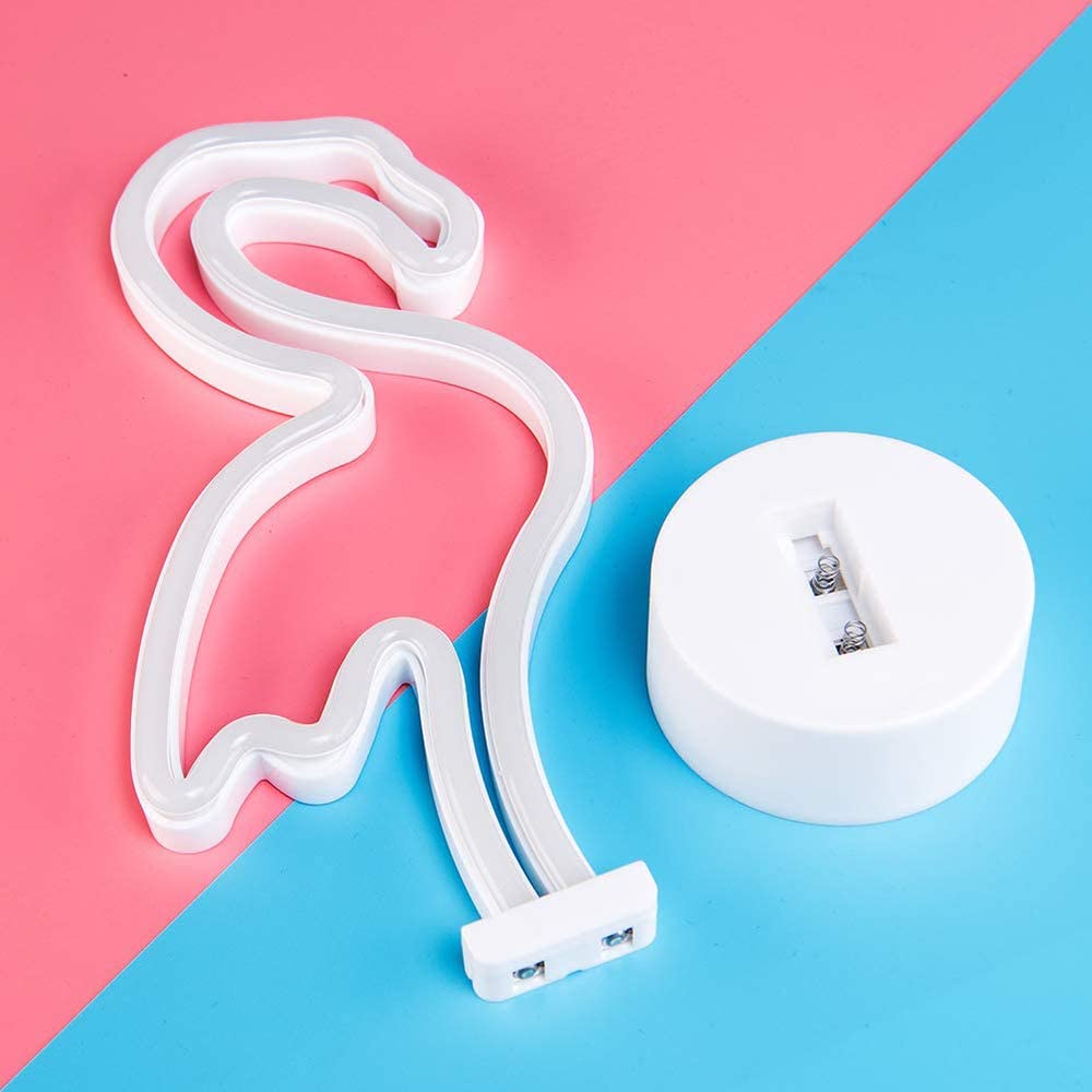 Flamingo Shaped Neon Light - Pink