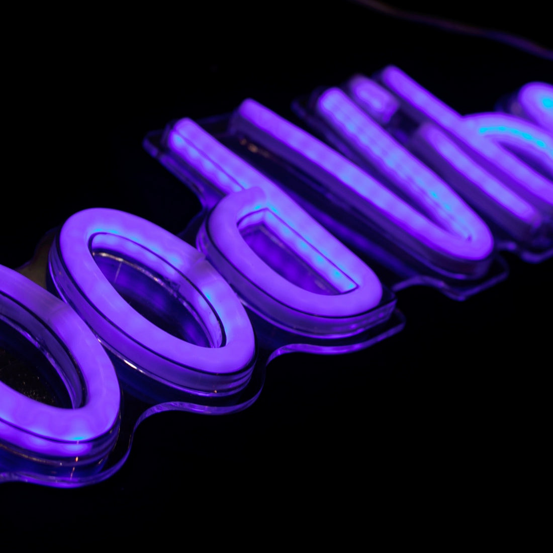 Good Vibes Neon Wall Light - Blue