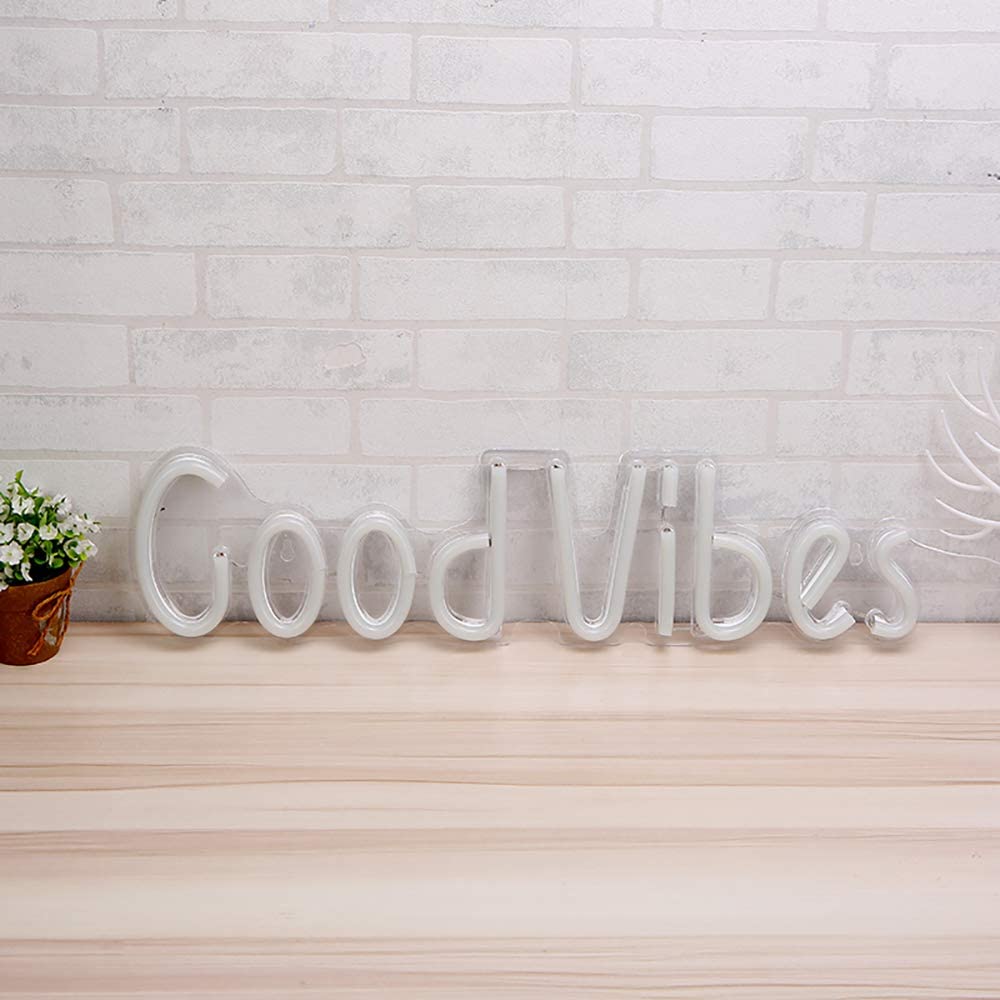 Good Vibes Neon Wall Light - Blue