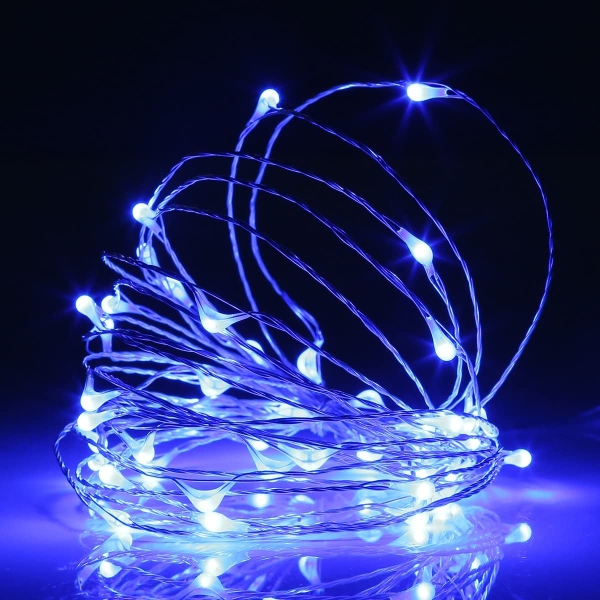 100 LED Fairy Decoration String Light - Blue ( 10 Mtr )