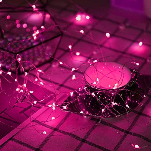 100 LED Fairy Decoration String Light - Pink( 10 Mtr )