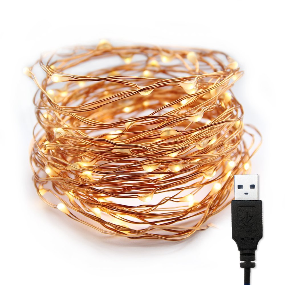 Fairy String Light 5 M 50 LED's Light Waterproof Warm White (Pack of 1)
