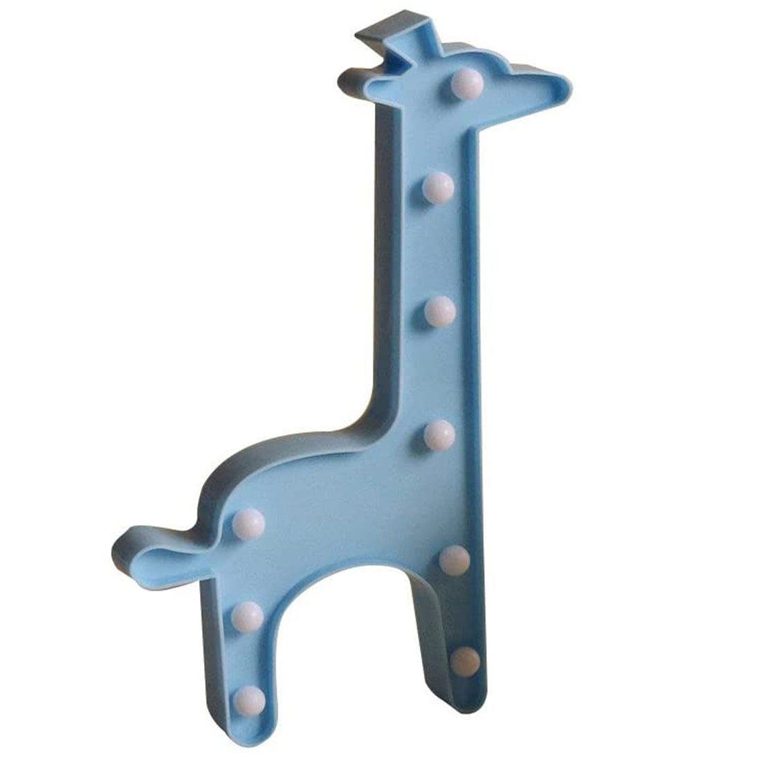Marquee Giraffe Shaped Light - Blue