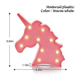 Marquee Light Unicorn Shaped Red Color (Pack of 1)