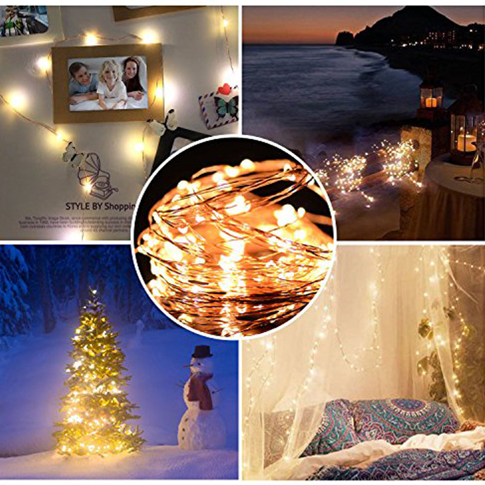 Fairy String Light 5 M 50 LED's Light Waterproof Warm White (Pack of 1)