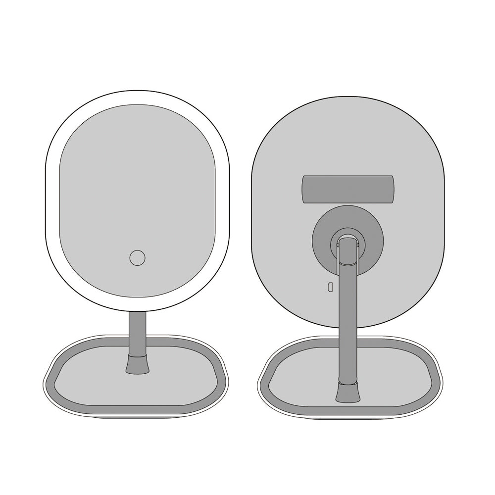 LED Makeup Mirror With Touch Control