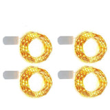 Starry String Light Warm White Battery Powered Button Light (Pack of 4)
