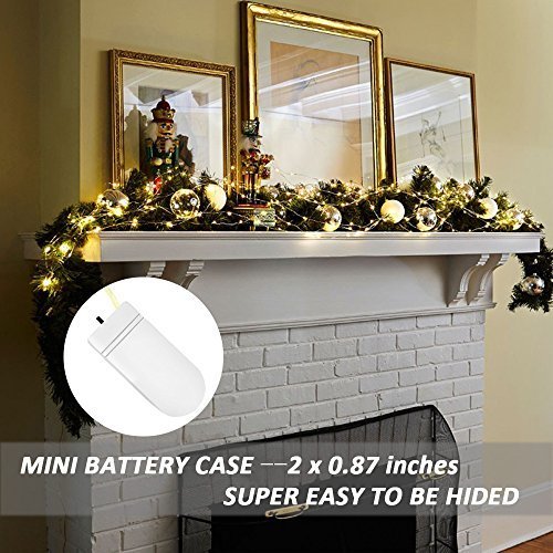 Starry String Light Warm White Battery Powered Button Light (Pack of 4)