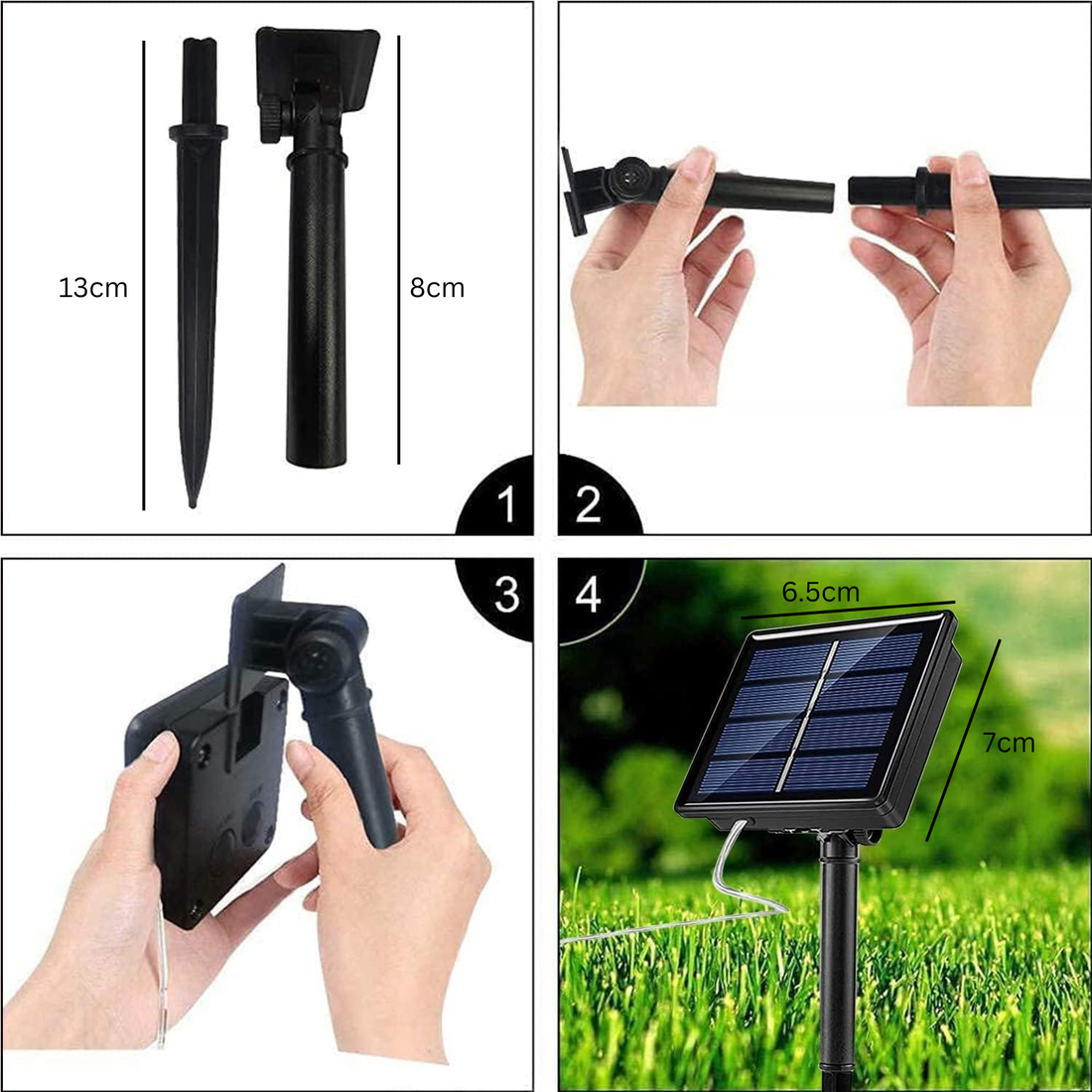 Solar Outdoor Rope Lights- 50 LED- (5 Meter, Warm White)