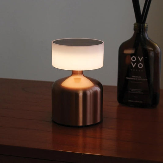 Metal Touch Control Table Lamp - Copper