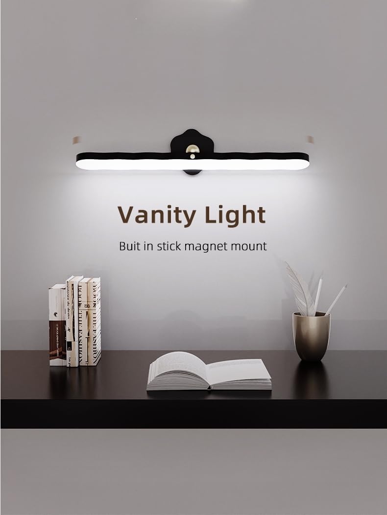 LED Vanity Makeup Mirror Light - Black