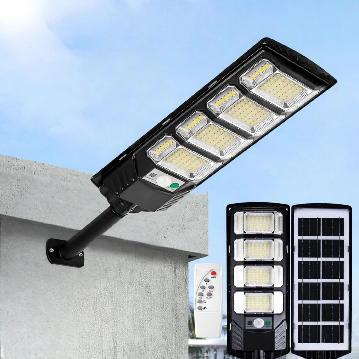 200W Solar LED Street Light With Remote
